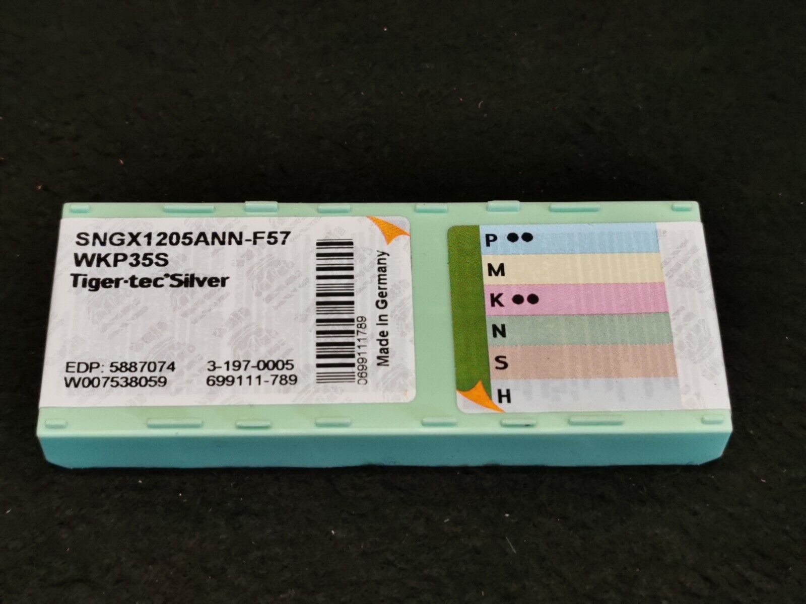 Walter Tiger-tec Silver SNGX 1205ANN-F57 Wendeschneidplatten zum Drehen