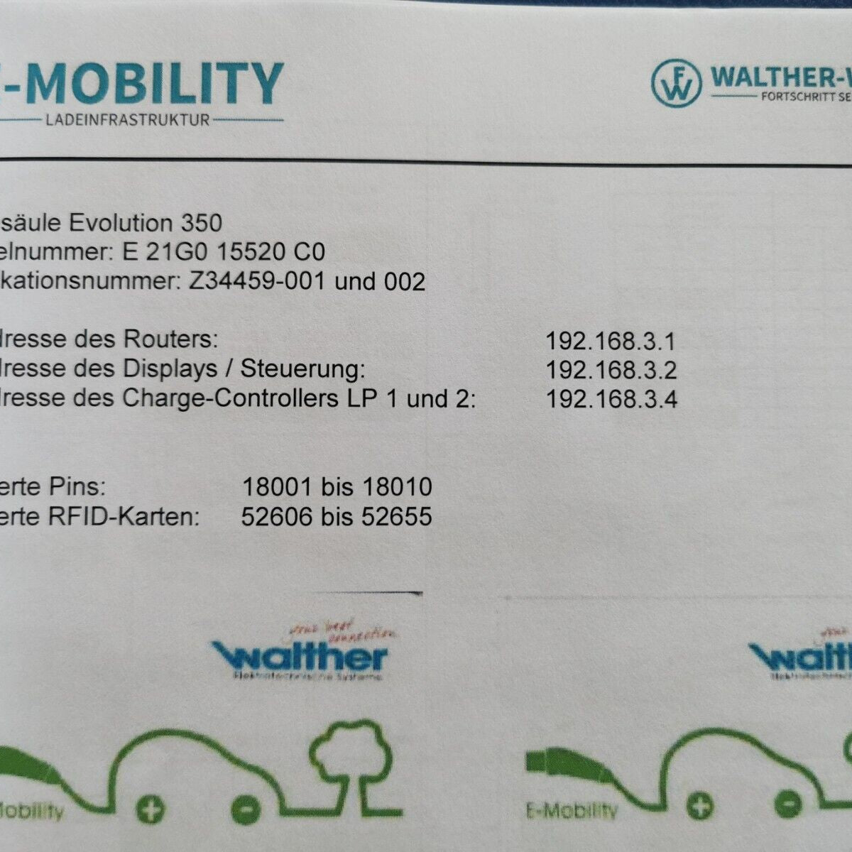 Bosecker Evolution 350 Stromladesäule E21G015520C0 Ladesäule 2x Ladepunkte Typ 2