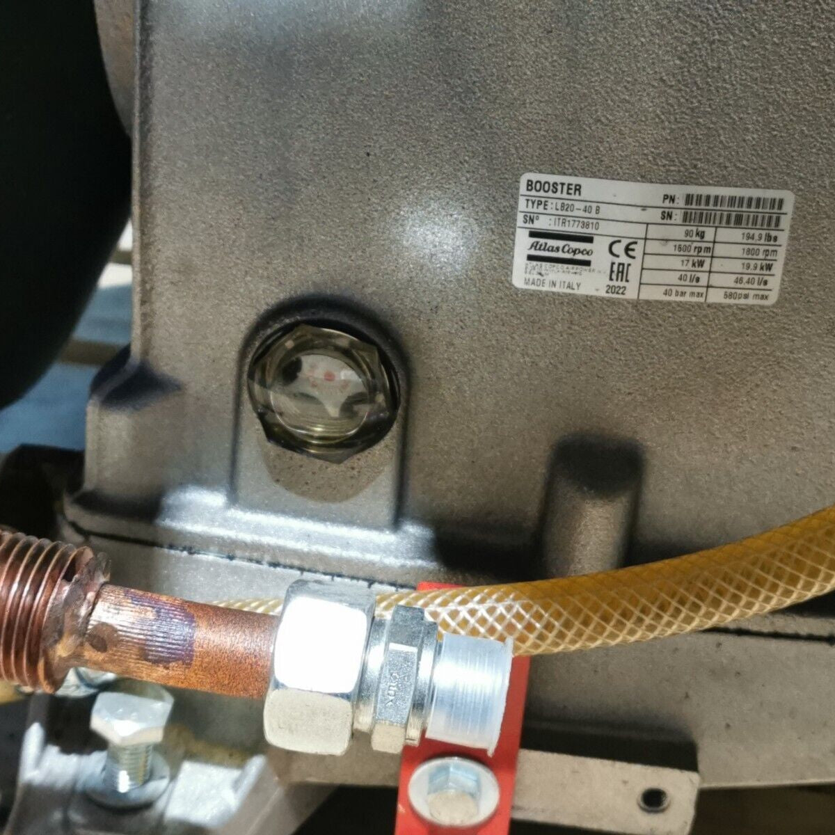 Atlas Copco LB20-40 B Booster 40bar