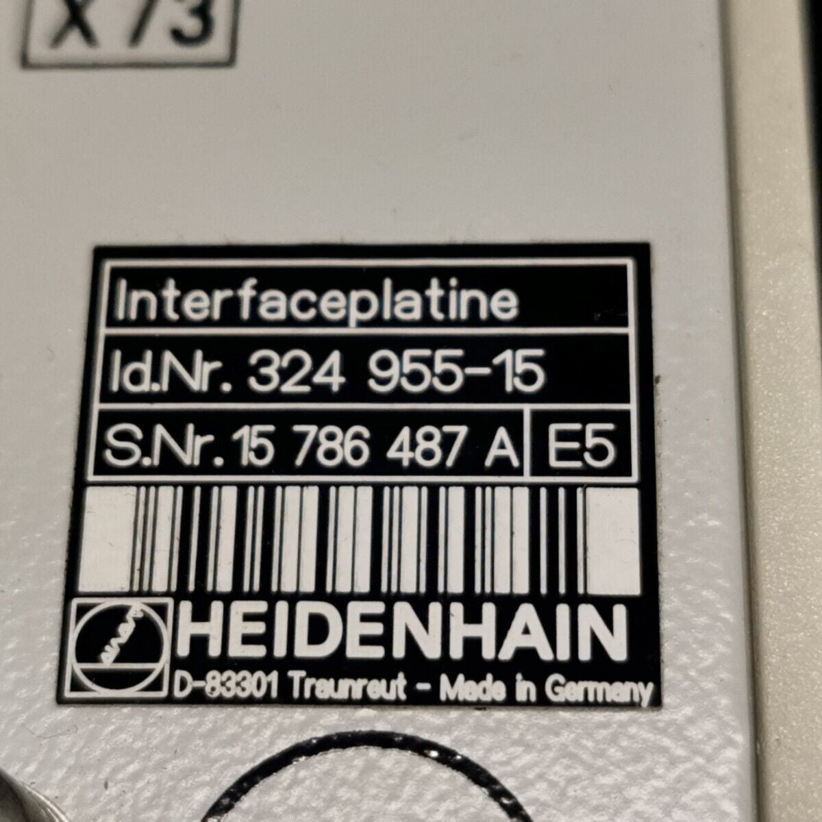 Heidenhain Interfaceplatine Id.Nr. 324 955-15