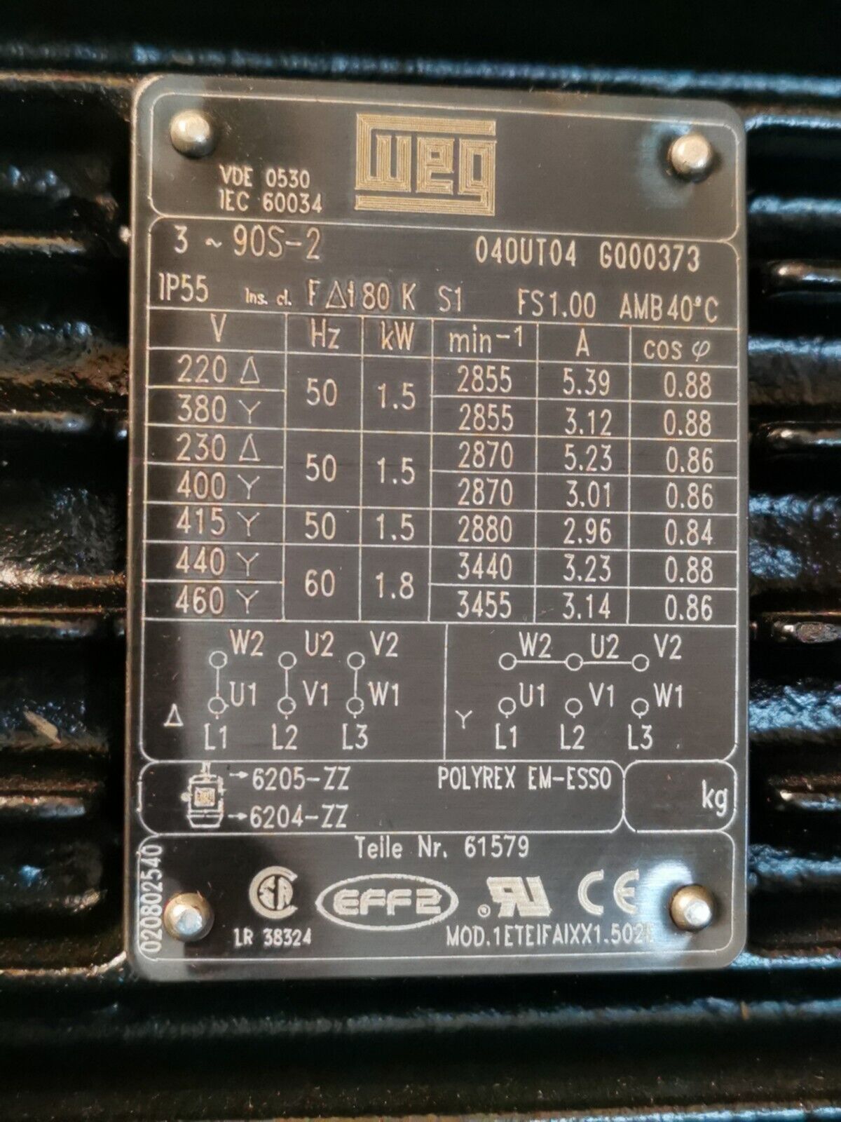 Karl Klein Ventilatorenbau DNG 7-52;LINKS