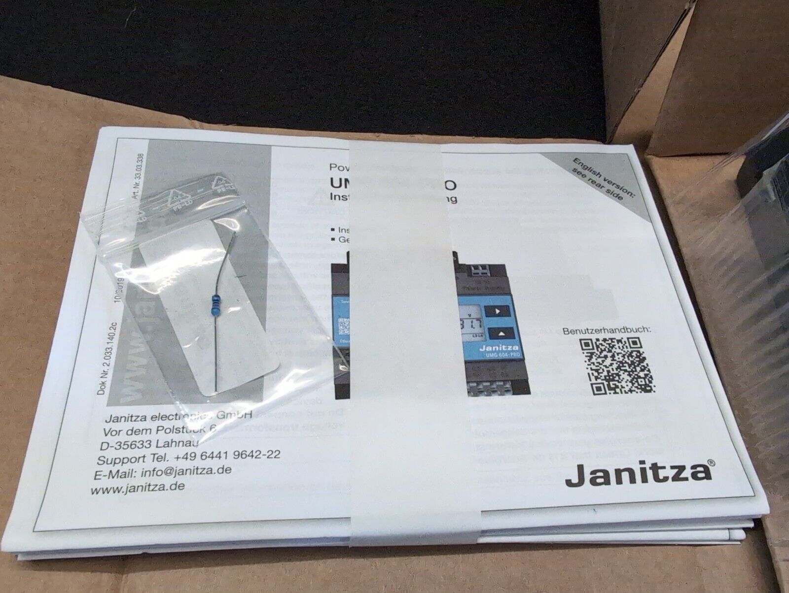 Janitza Hochleistungs-Netzanalysator UMG 604-E / UMG 604-PRO