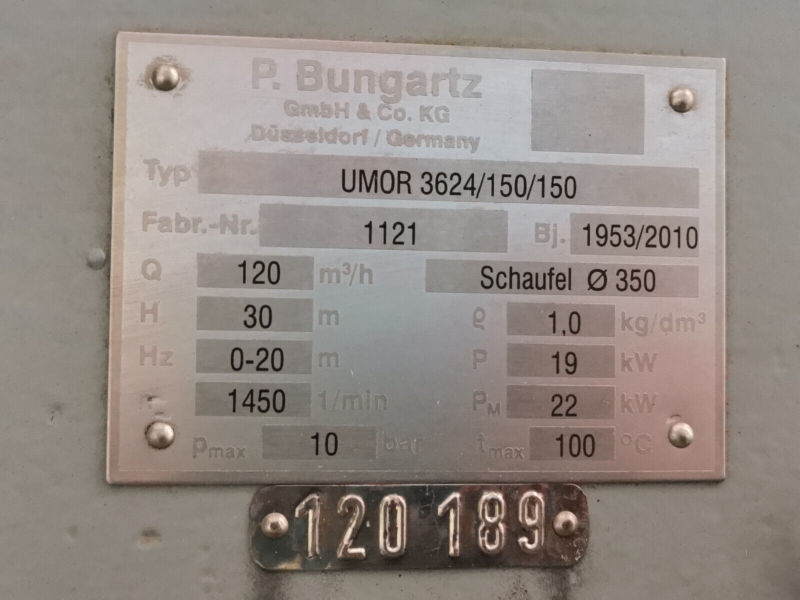 Bungartz UMOR 3624/150/150