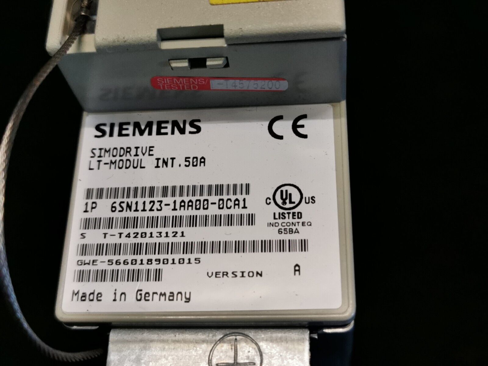 Siemens 6SN1123-1AA00-0CA1 LT Modul INT.50A