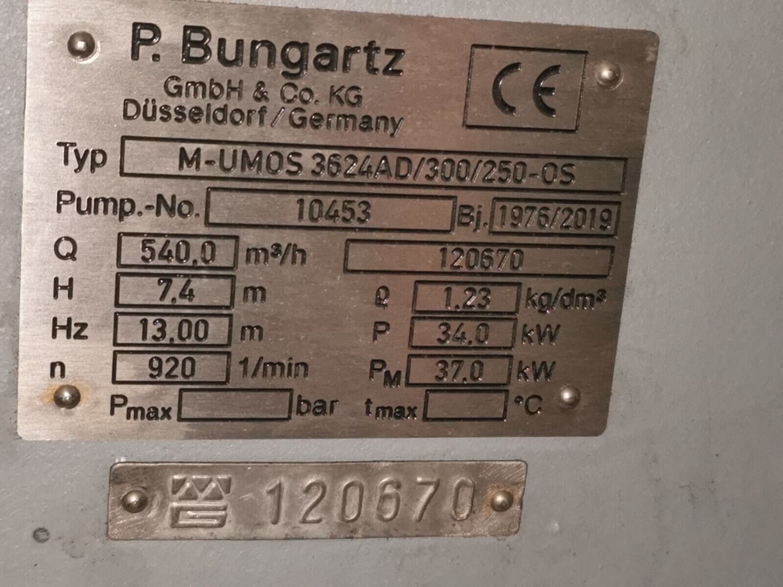 Bungartz M-UMOS 3624AD/300/250-OS