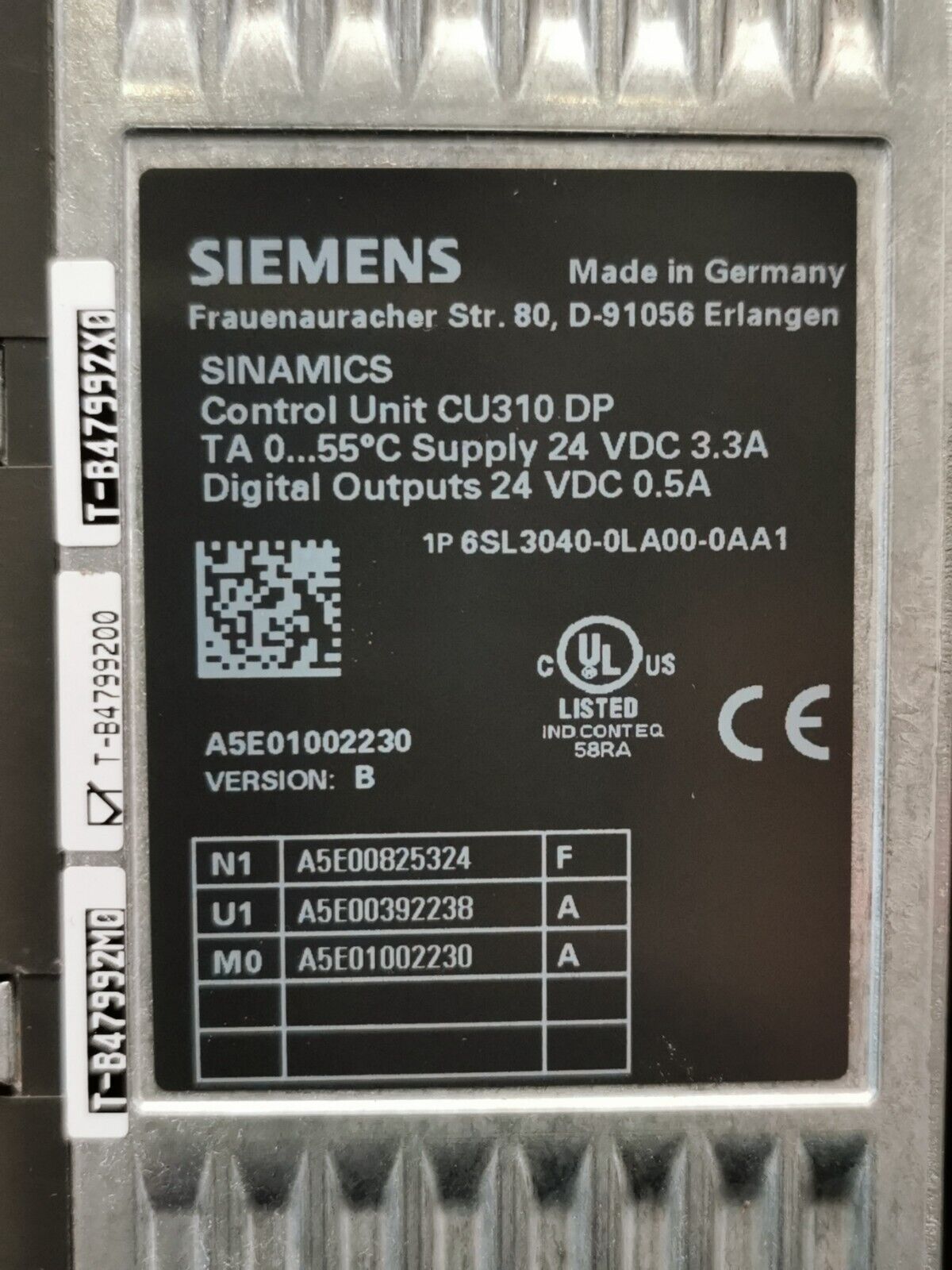 Siemens Sinamics 6SL3040-0LA00-0AA1 Version B