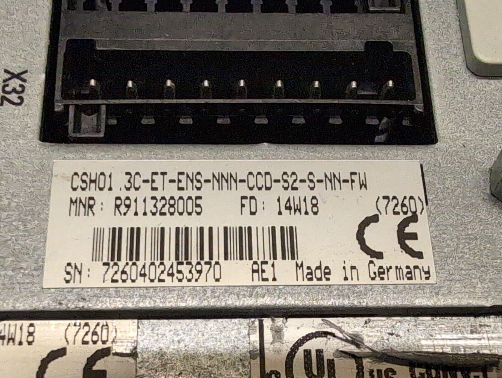 Rexroth HCS02.1E-W0028-A-03-NNNN / CSH01.3C-ET-ENS-NNN-CCD-S2-NN-FW