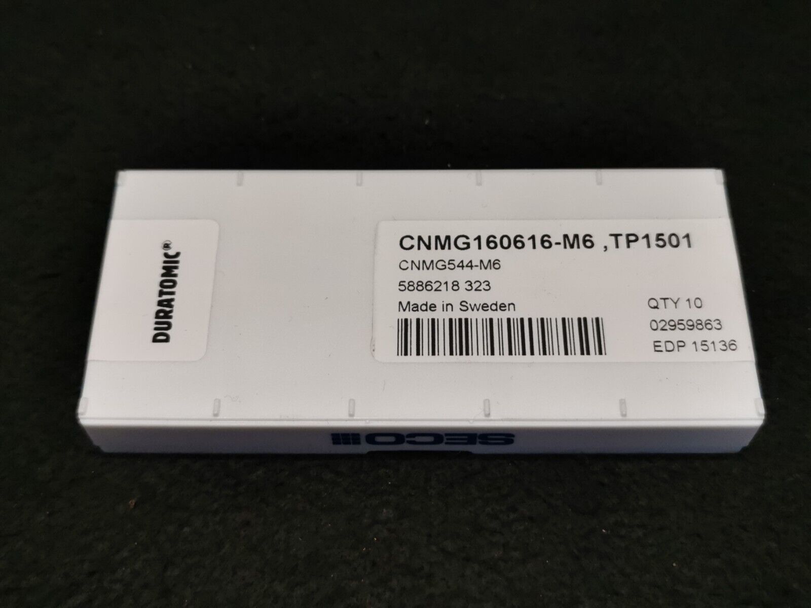 Seco CNMG160616-M6 TP1501 02959863 Wendeschneidplatte zum Drehen
