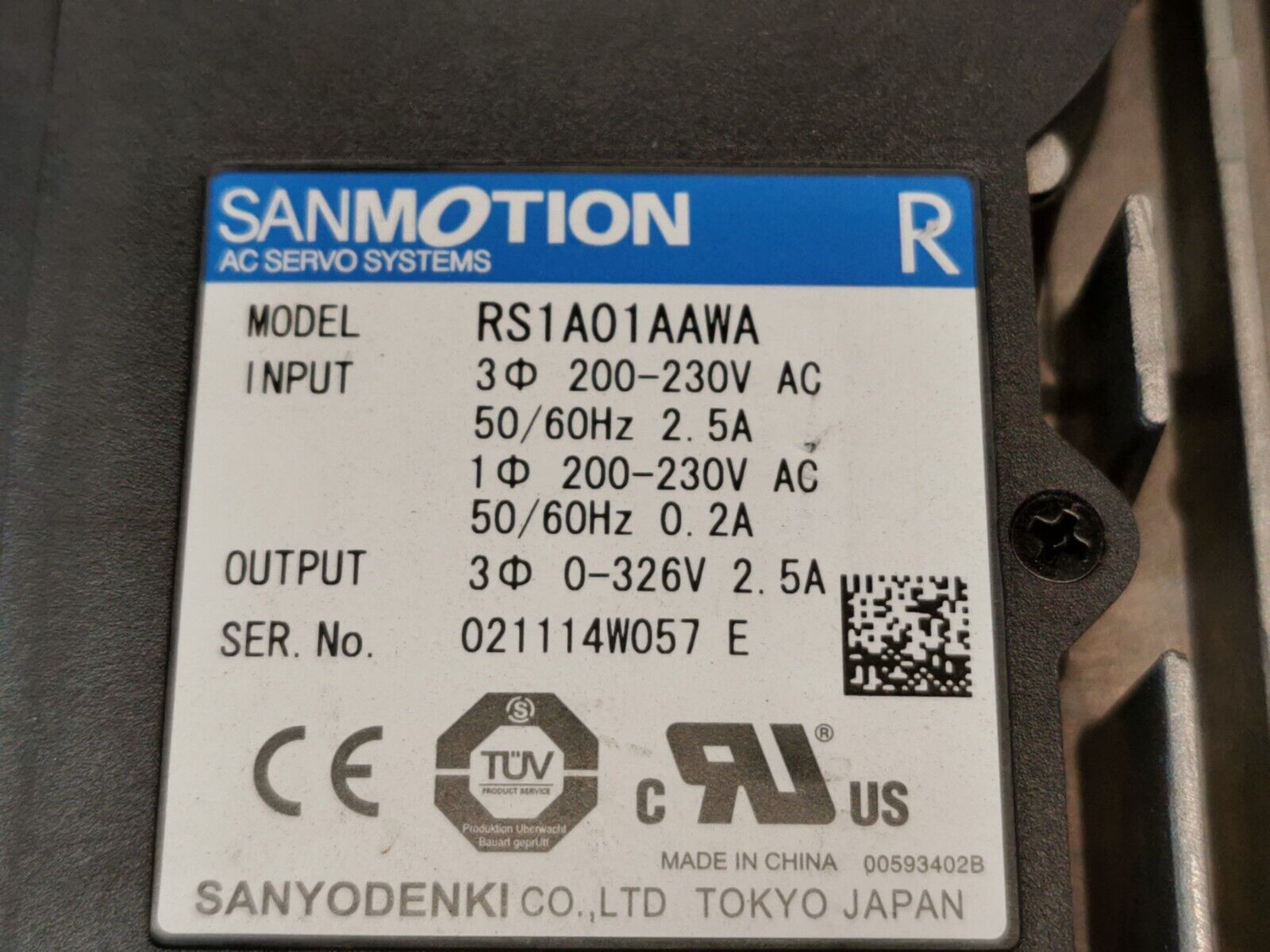 Sanmotion RS1A01AAWA