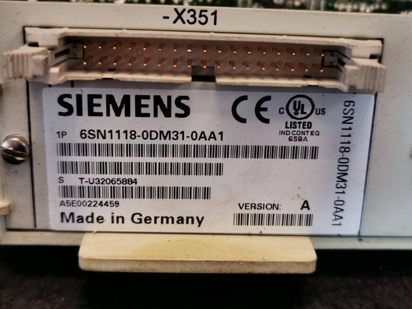 Siemens 6SN1118-0DM31-0AA1 Version A